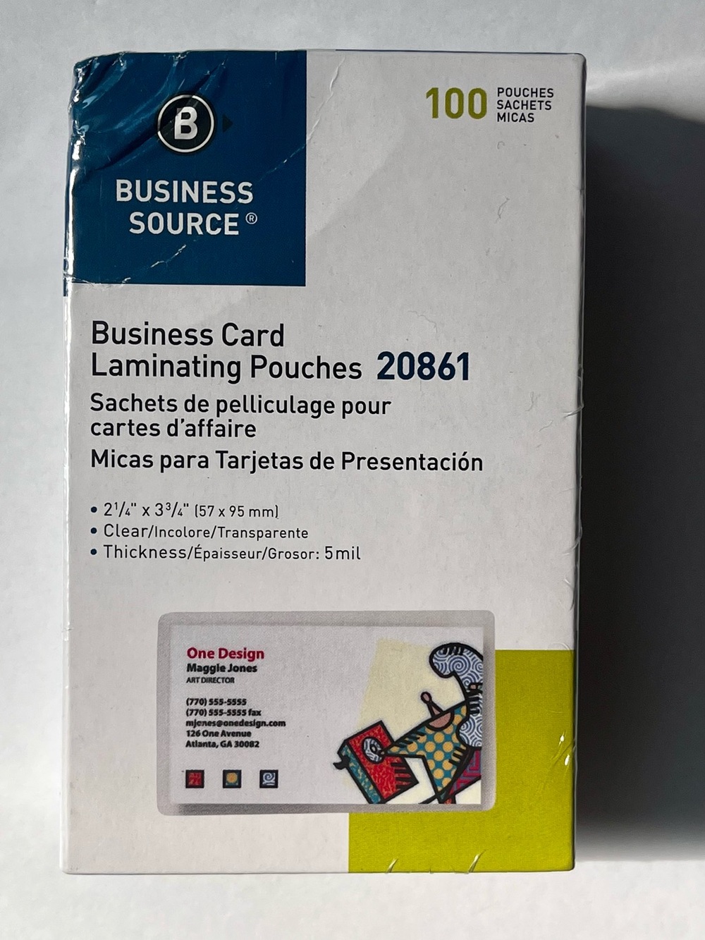 Business Source 100 Laminating Pouches